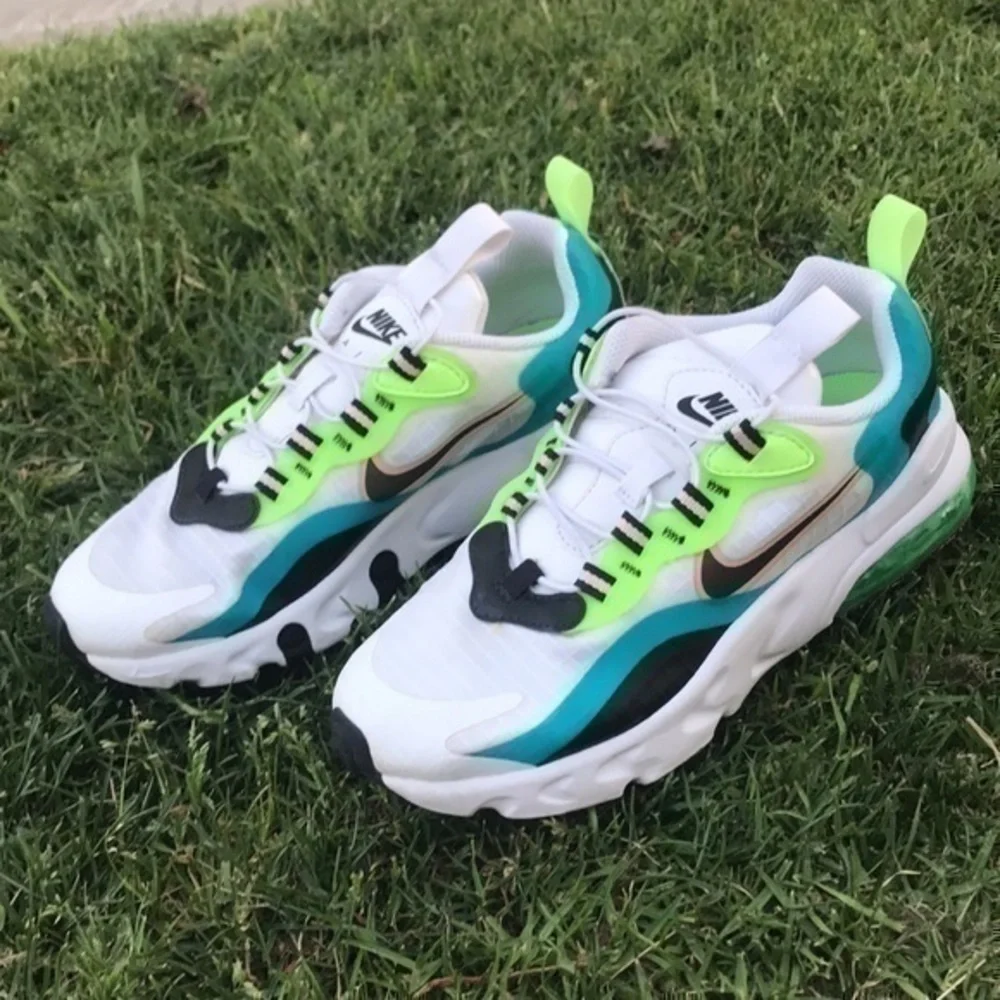 NIKE AIR MAX 270 RT SE PS ORACLE AQUA CW2211-300 Size 3Y